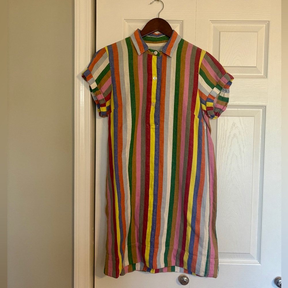 J. Crew Shirt Dress #striped